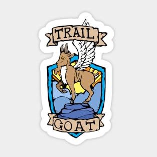 Trail Goat Summit Emblem - Colour Sticker